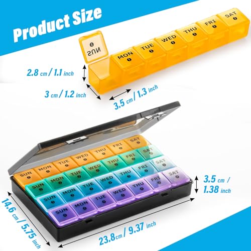 28 Day Pill Organizer with Travel Case G748139