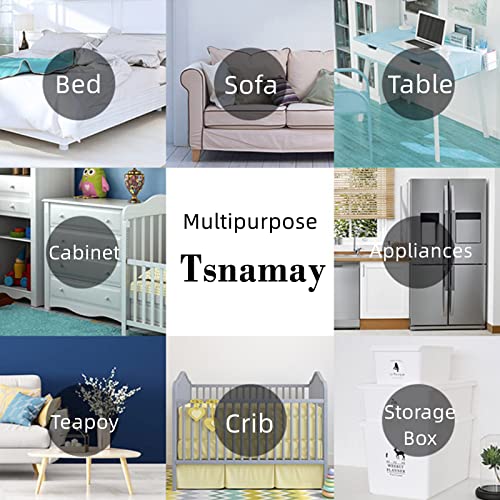 4" Self Adhesive Black Furniture Risers V953