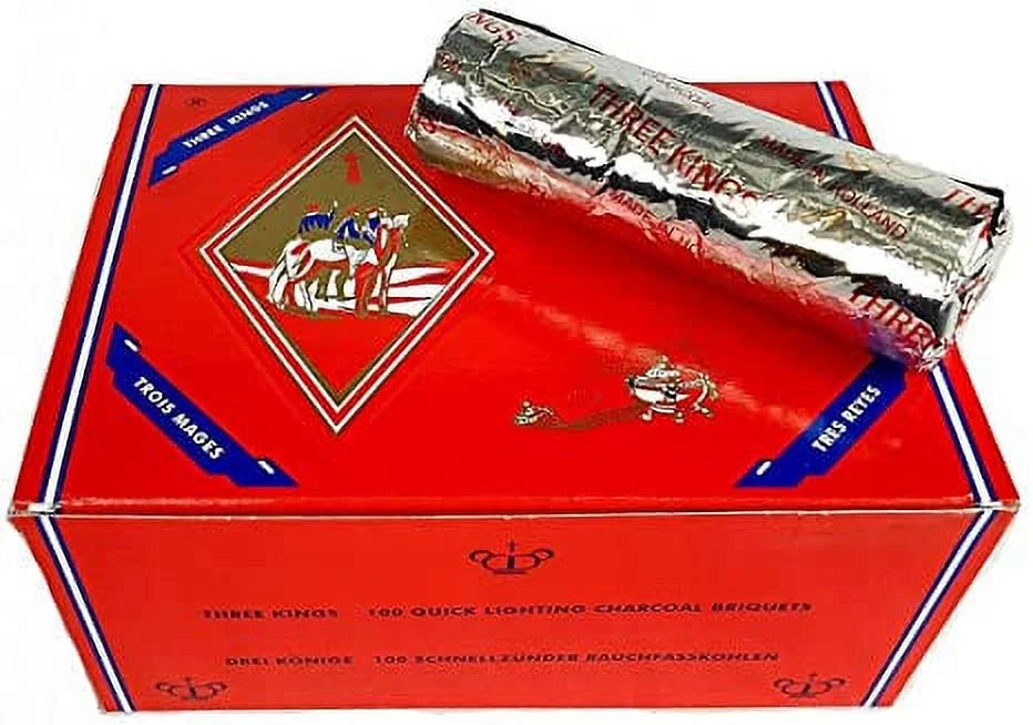 100 Quick lighting charcoal Briquettes 40mm E7728