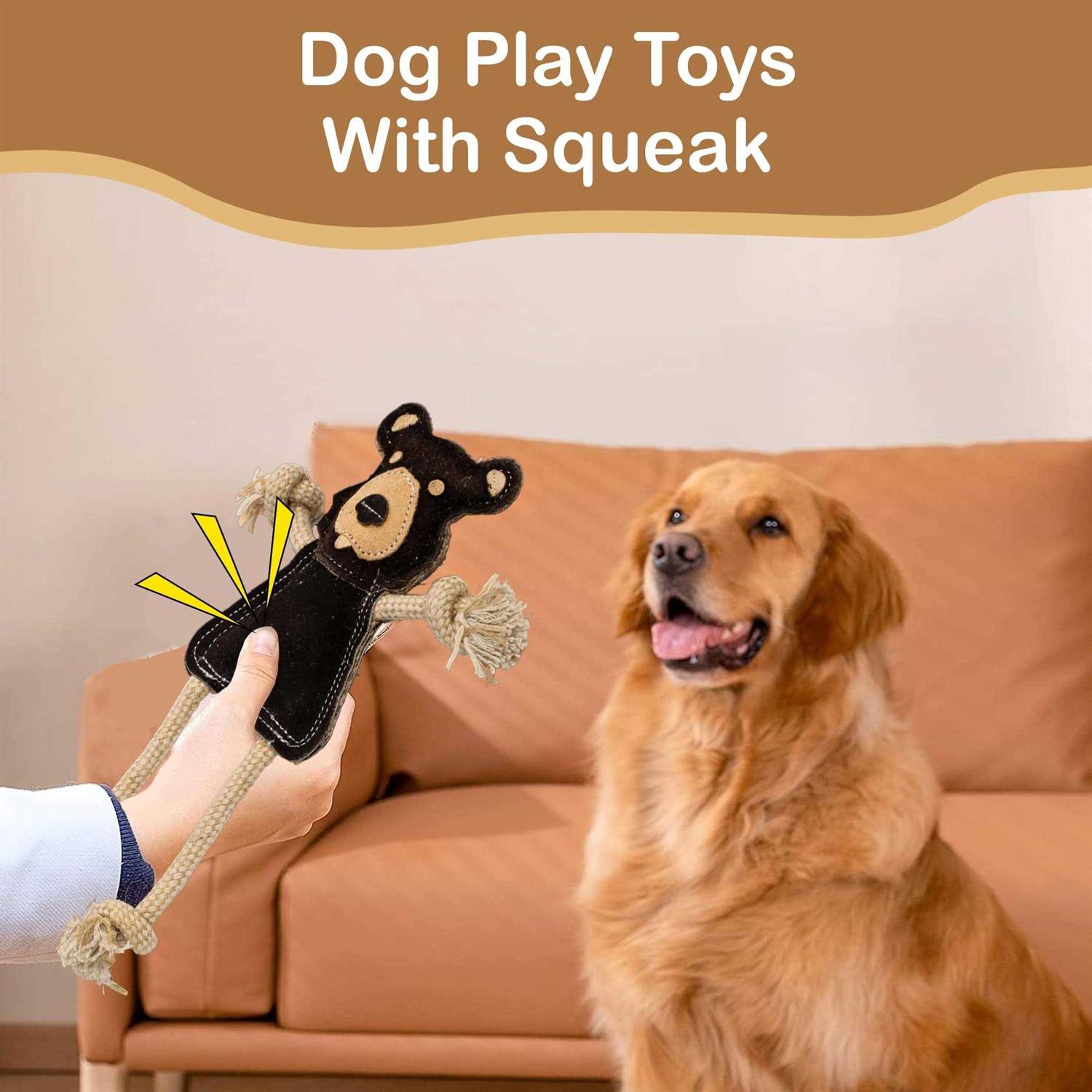 Forest Dog Toy Assorted T815936
