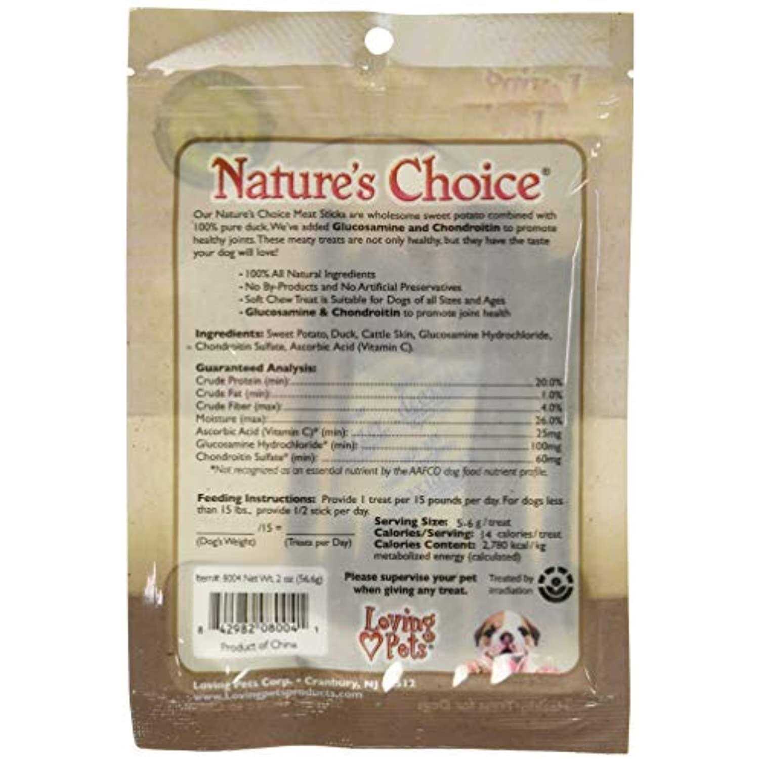 Sweet Potato & Duck Meat Sticks D830
