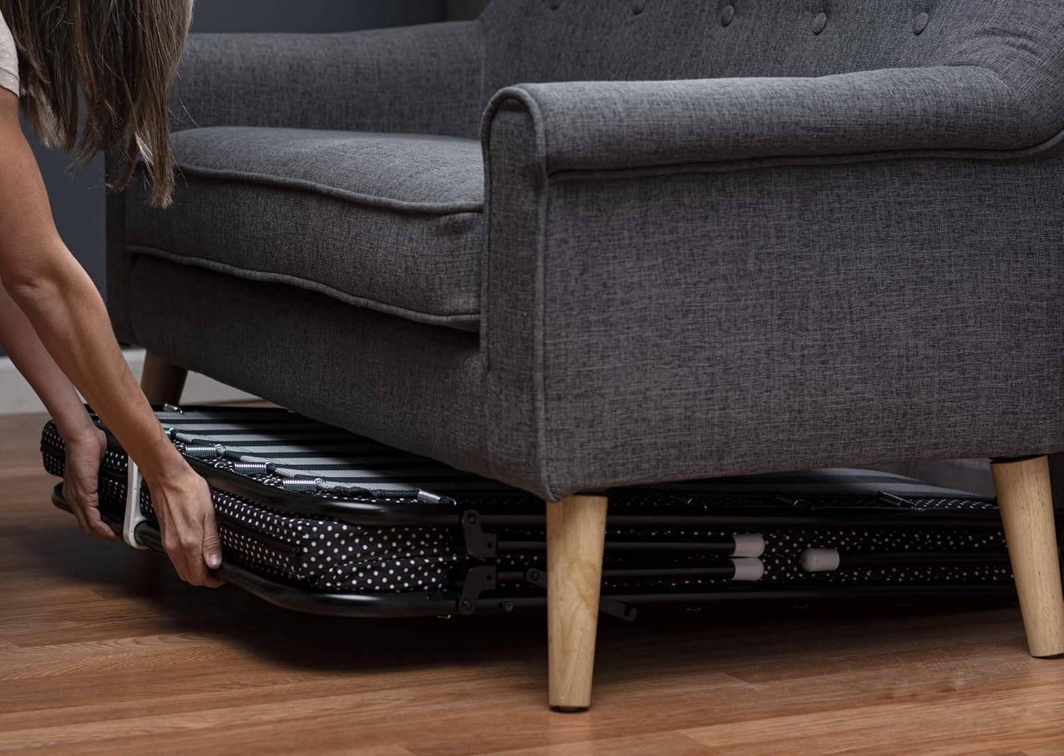 Folding Bed with Memory Foam Mattress and Carry Bag T5346