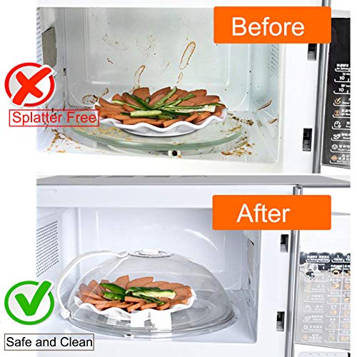 2 Pack Microwave Splatter Cover with Adjustable Steam Vents P155875