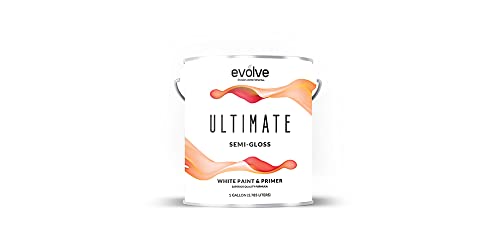 White Flat Interior Exterior Paint, 1-Gallon I866933