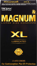 Magnum Lubricated Condoms, Extra Large, 12 Count S8625