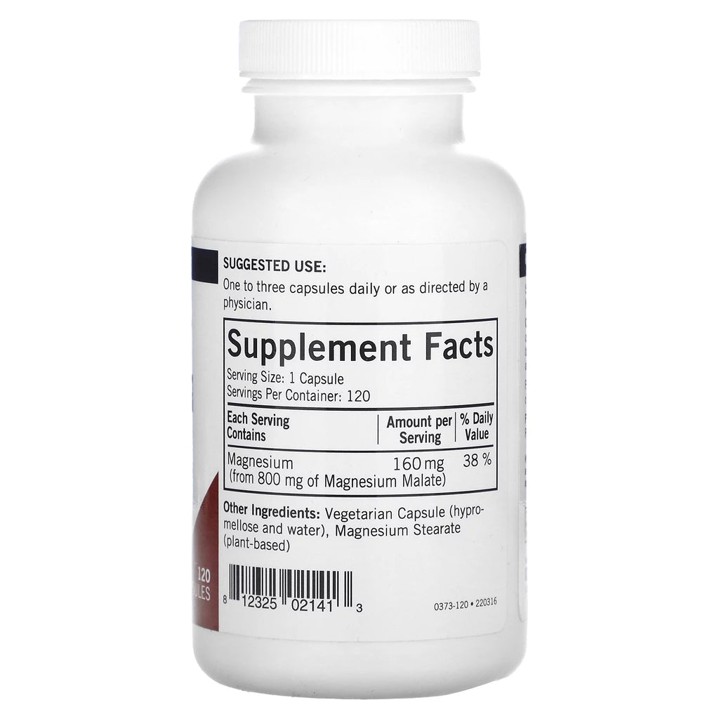 Kirkman Labs Magnesium Malate, 120 Capsules U177655