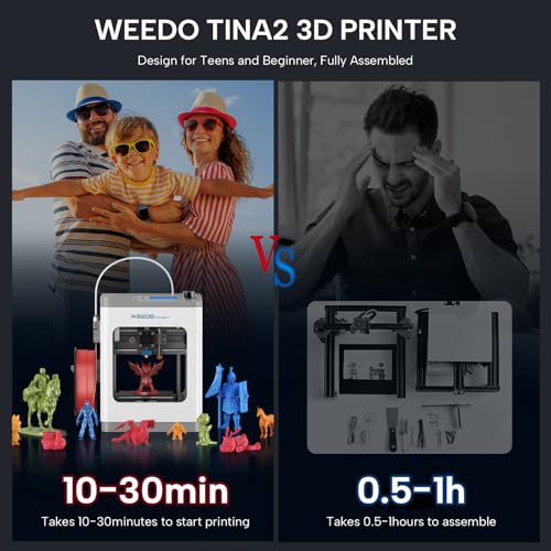 3D Printer with WiFi Printing, Auto Leveling, Fully Assembled FDM 3D Printer R4583
