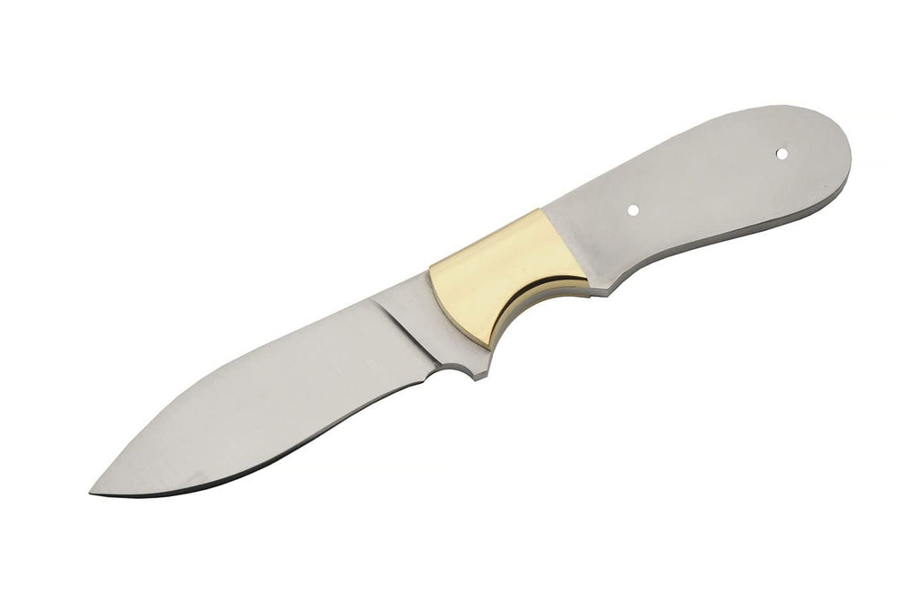 7.75" Full Tang Stainless Steel Drop Point Knife Blade Blank R818373