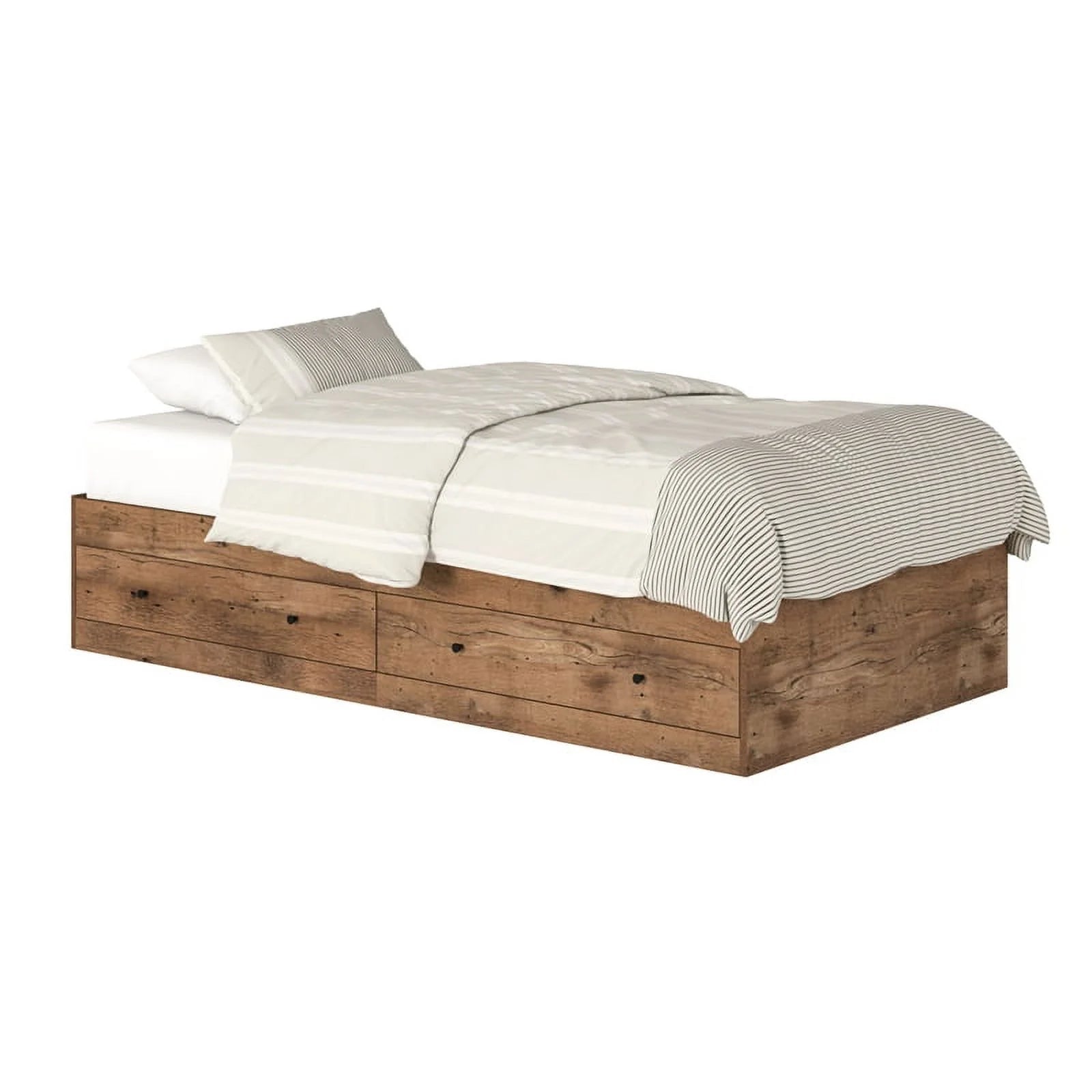 Vintage Oak Engineered Wood Bed P862054