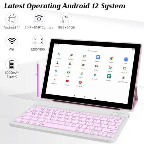 10.1 Inch FHD Android Tablet with Keyboard O21160
