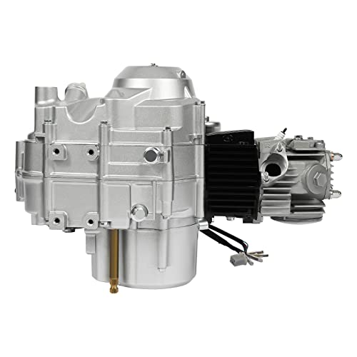 140cc 4 Stroke Engine Motor, Complete Engine Kit Single Cylinder Horizontal 4-speed Transmission Manual Clutch CDI S654