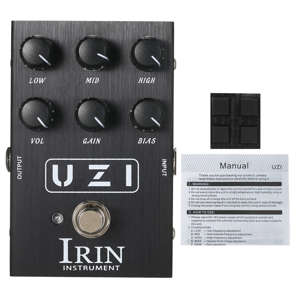 Guitar Heavy Distortion Effect Simulator Pedal J104154
