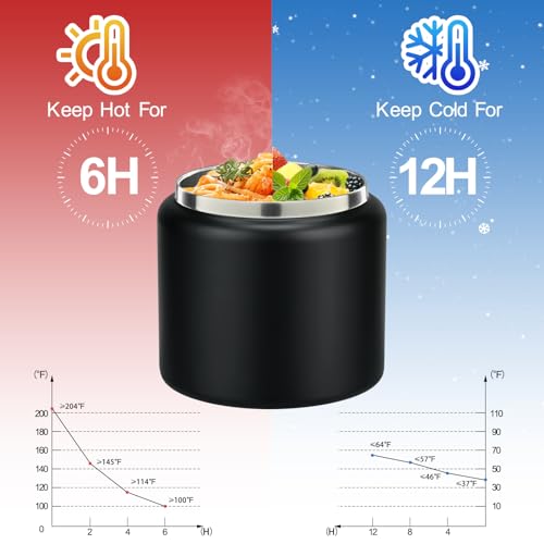 13.5oz Vacuum Insulated Stainless Steel Food Jar H622