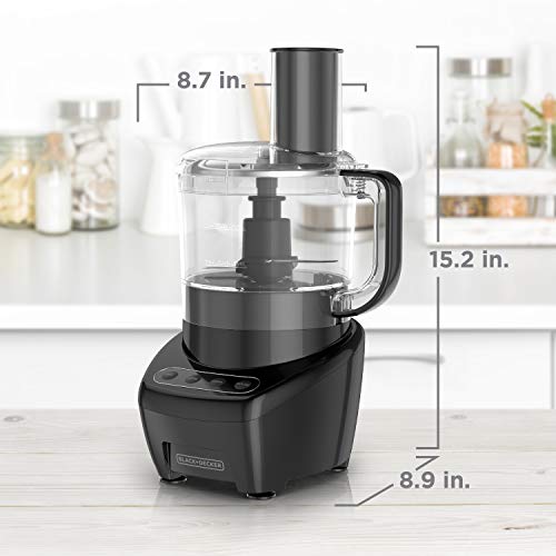 3-in-1 8-Cup Food Processor, Black Z801
