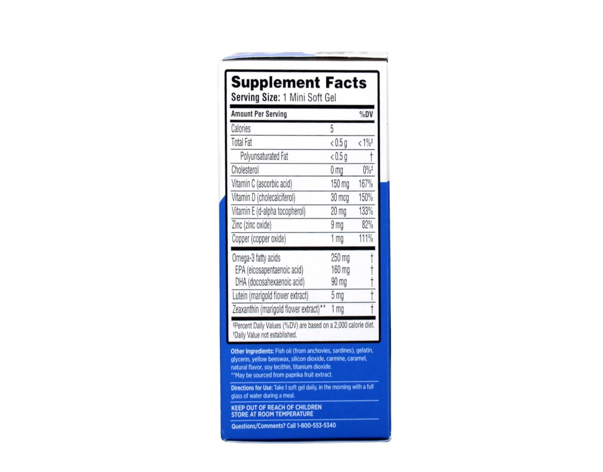 50 ea Pack of 4 Eye Vitamin Softgels Q768620