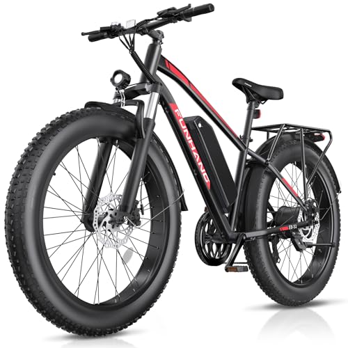 26" Fat Tire Electric Mountain Bike with 48V 13AH Battery Y89751