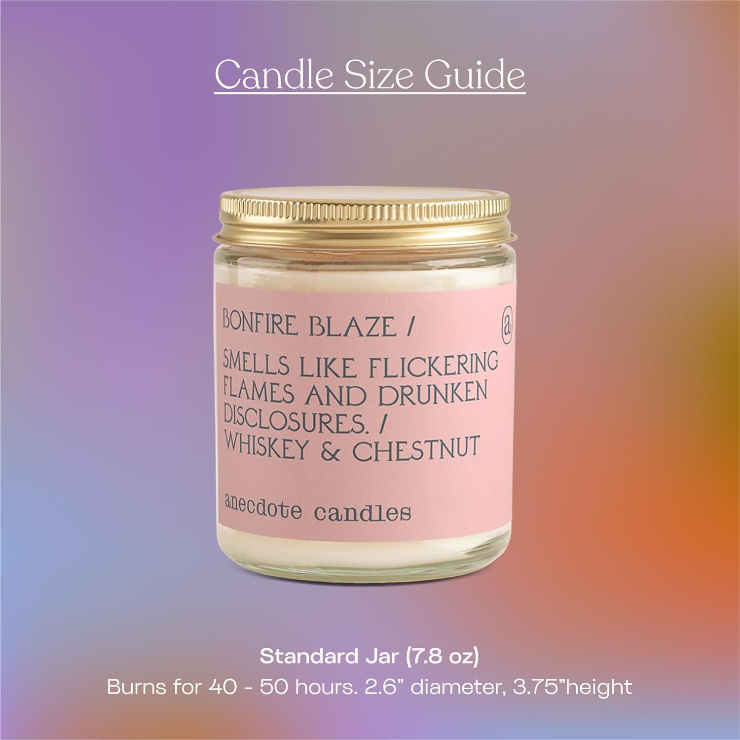 Coconut Soy Wax Candle Jar - 7.8 Oz A780