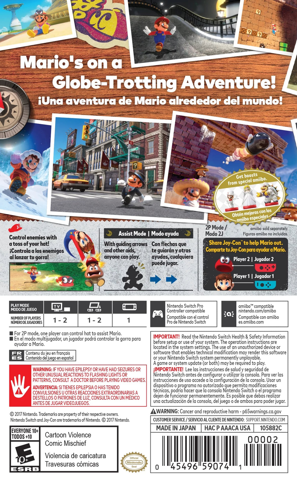 Super Mario Odyssey - Nintendo Switch U2137