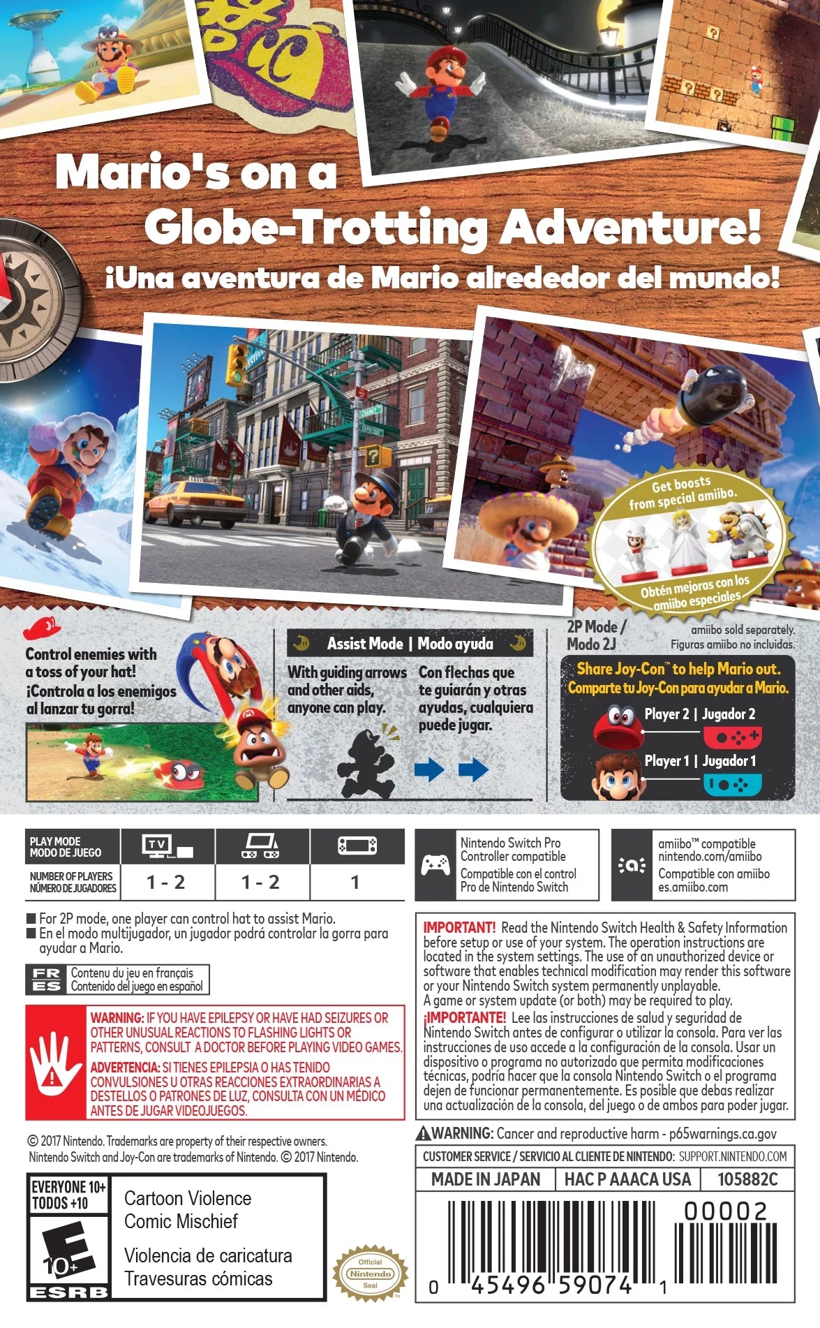 Super Mario Odyssey - Nintendo Switch U2137