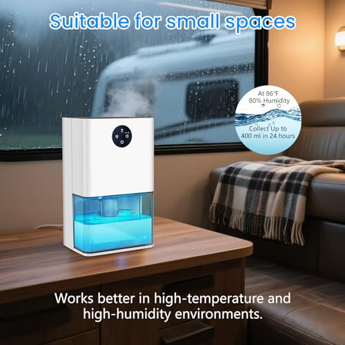 50 OZ Small Dehumidifier with Auto Shut Off M896