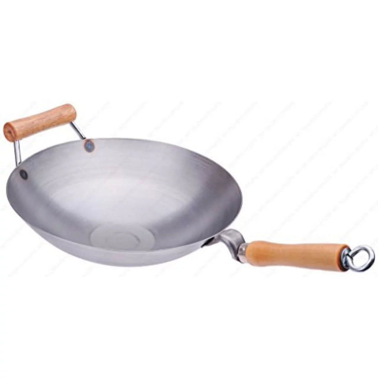 14 Inches Carbon Steel Wok with Helper Handle J52391