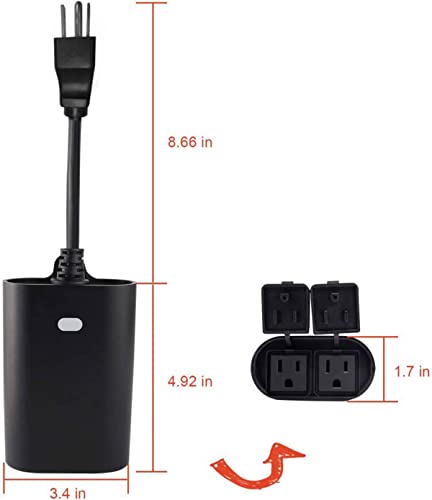 Z-Wave Plus On/Off Smart Outlet D122975