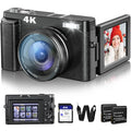 48MP 4K Digital Camera with 3'' 180° Flip Screen 16X Zoom N460909