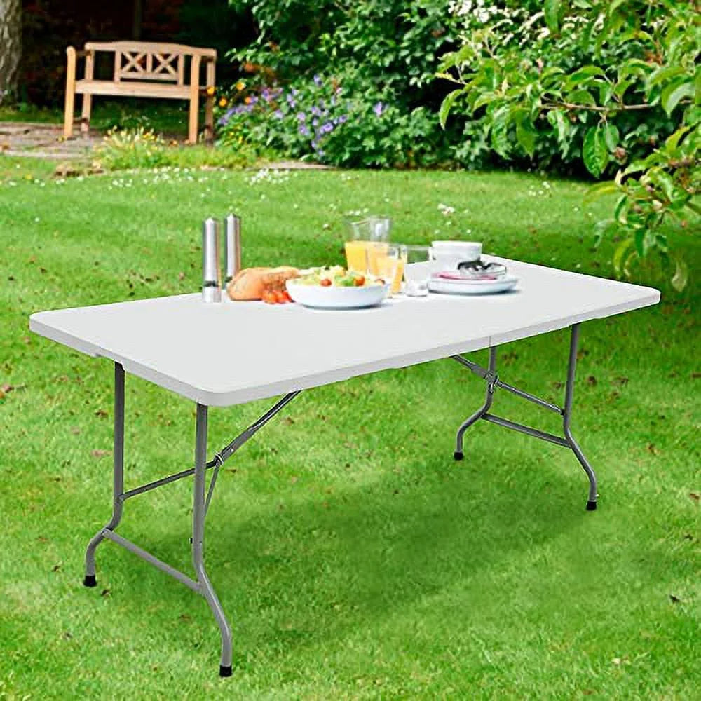 6ft Bi-Fold Folding Plastic Table V60904