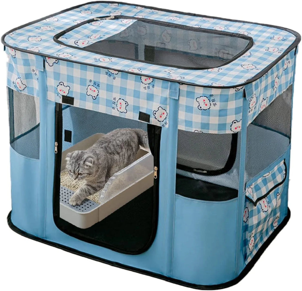 Cat Tent Outdoor Pet Enclosure Tent with Carry Bag K9932