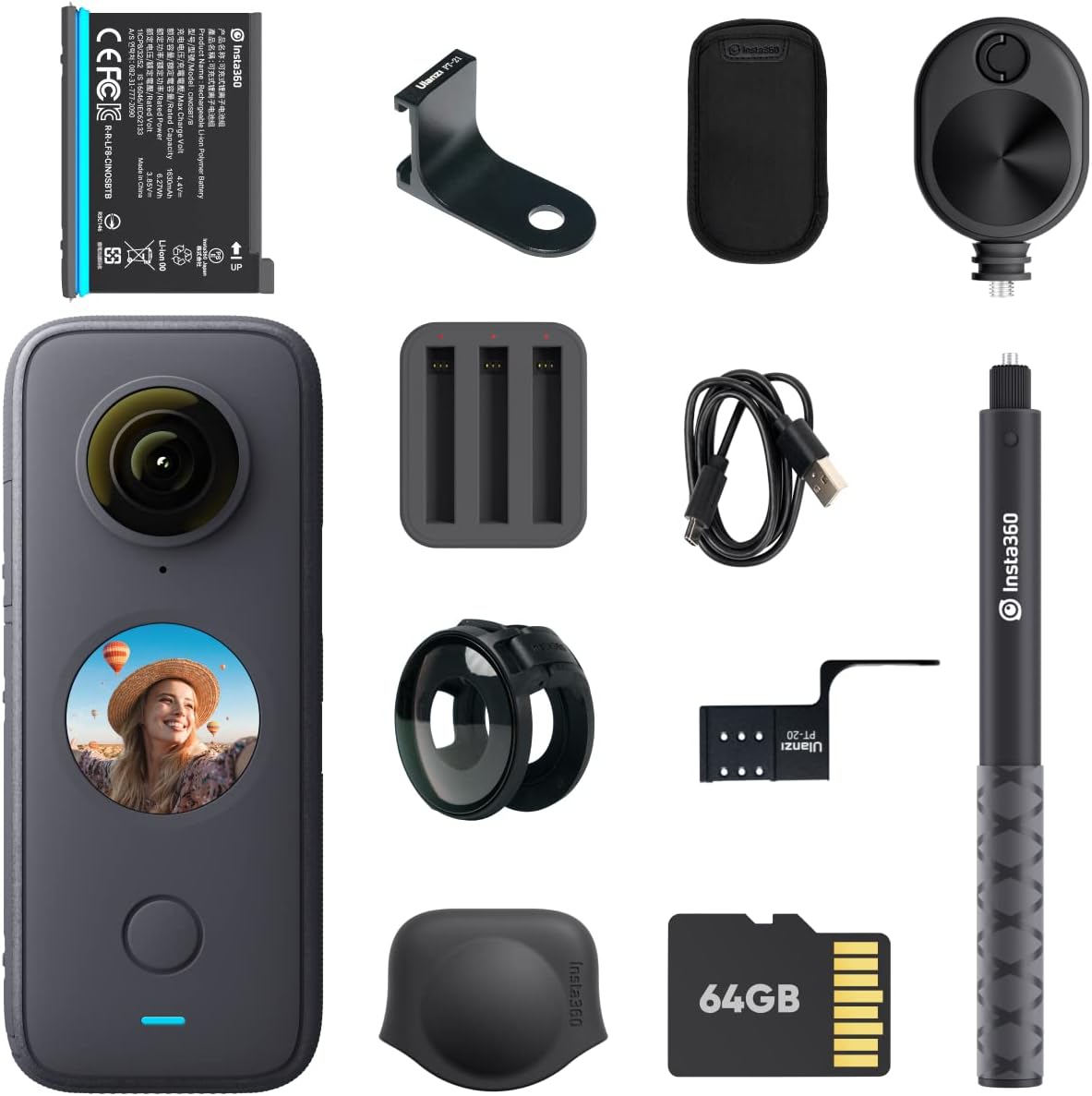 5.7K 360 Waterproof Action Camera D167