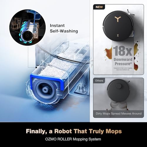 Robot Vacuum and Mop, 18,500Pa Suction, 18mm Auto-Lift Z7051