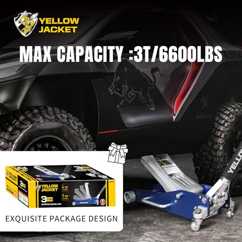 3 Ton Aluminum Floor Jack, 6600 lbs Capacity D991