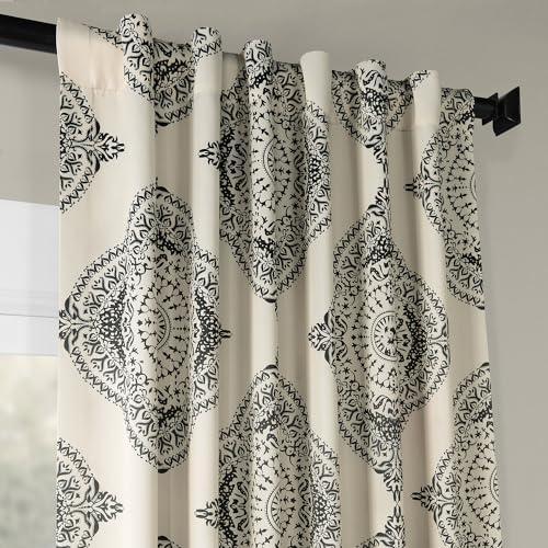 Printed Room Darkening Curtains 50 X 84 Henna Clover W31137