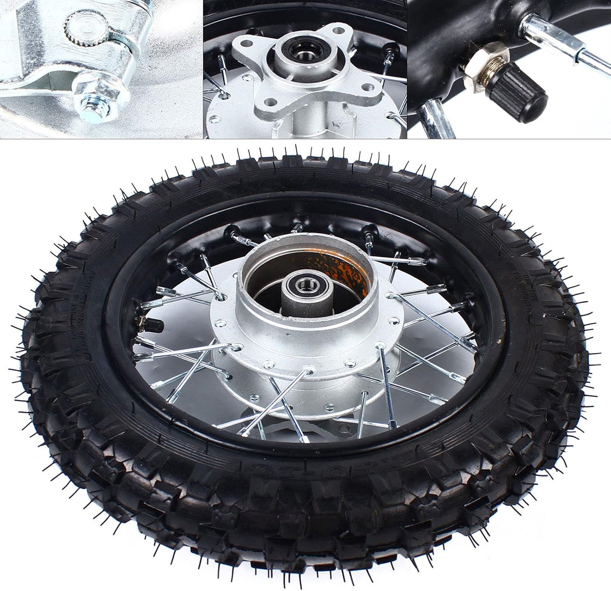 2.5-10" Rear Wheel Tire Assembly for Dirt Pit Bike S6205