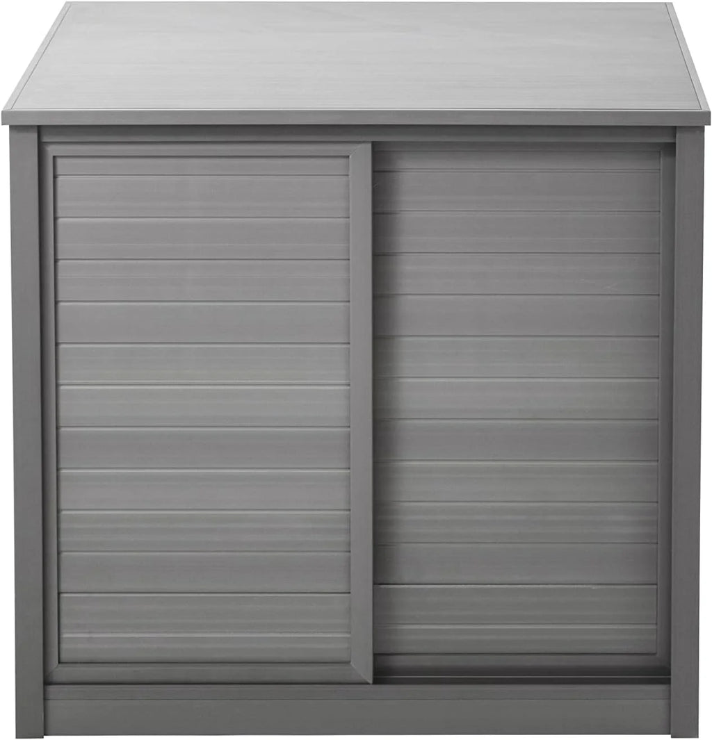 Grey Small Storage Cabinet Q338