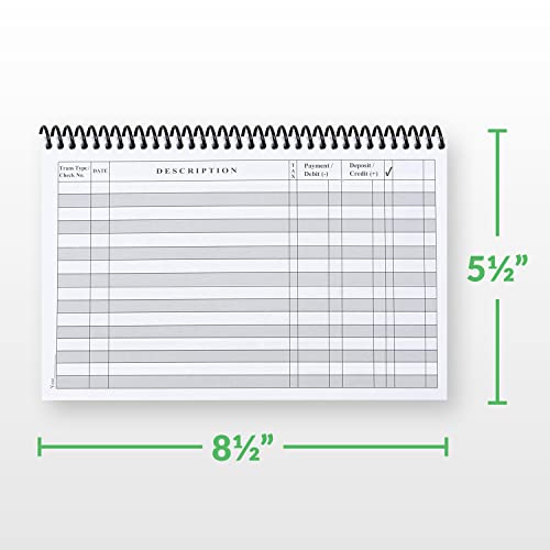 1 Pack Wide Edition Checkbook Register W80455