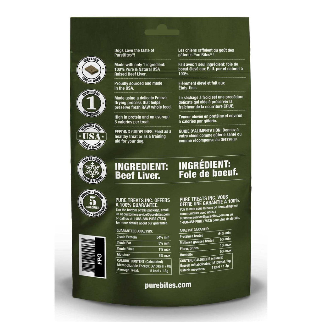 Freeze Dried Beef Liver Dog Treats L8316