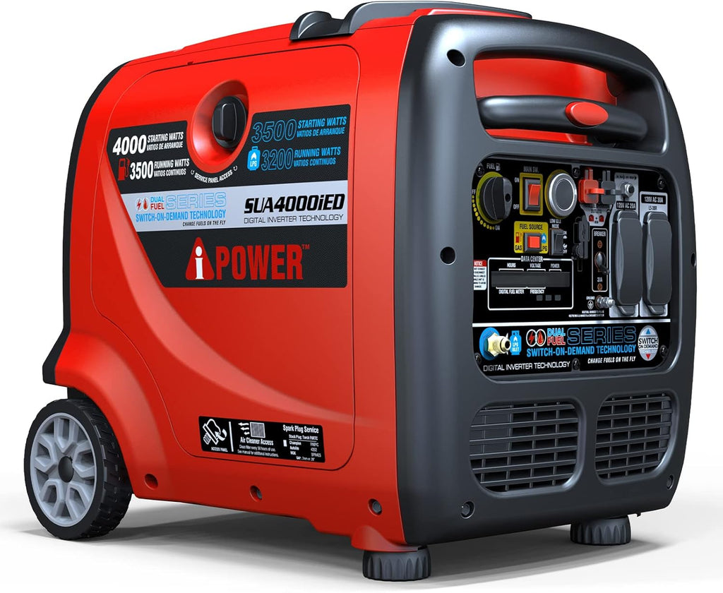 4000 Watt Portable Inverter Generator Gas & Propane Powered X865980