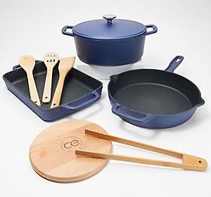 Red Cast Iron 4-pc Cookware Set H78253