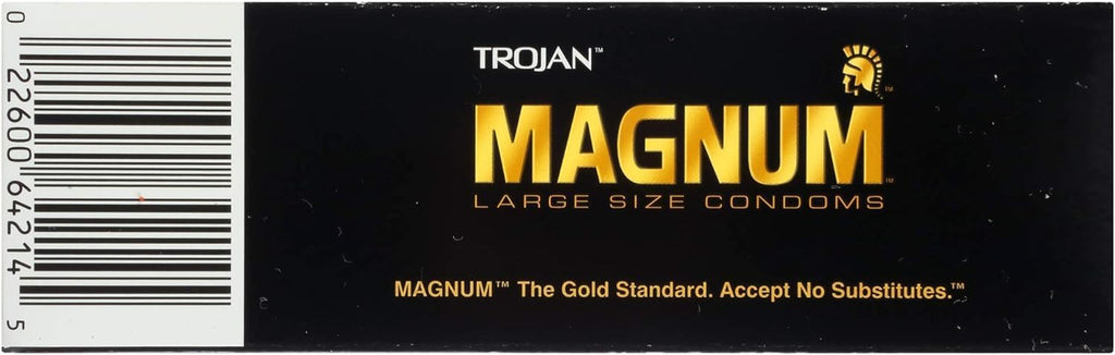Magnum Lubricated Condoms, Extra Large, 12 Count S8625