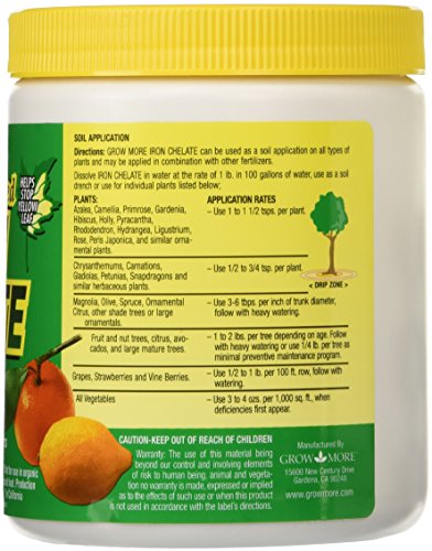 Organic Iron Chelate Concentrate (10% Iron) 8 oz Water Soluble Chelated Iron R497019