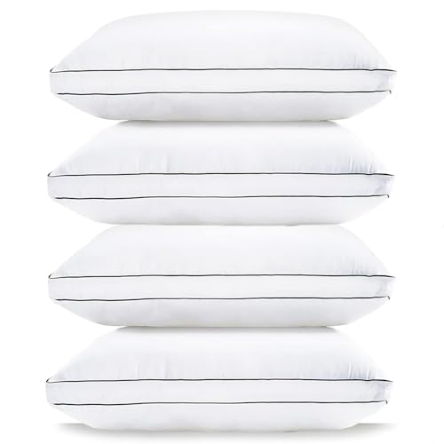 King Size Set of 2 White Down Alternative Pillows P789031
