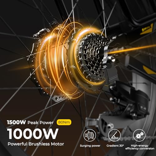 26" Fat Tire Electric Mountain Bike with 48V Removable Battery F92240