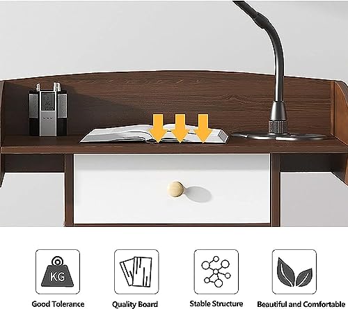 Wood Stand Floor Standing Podium with Storage Shelf H9892