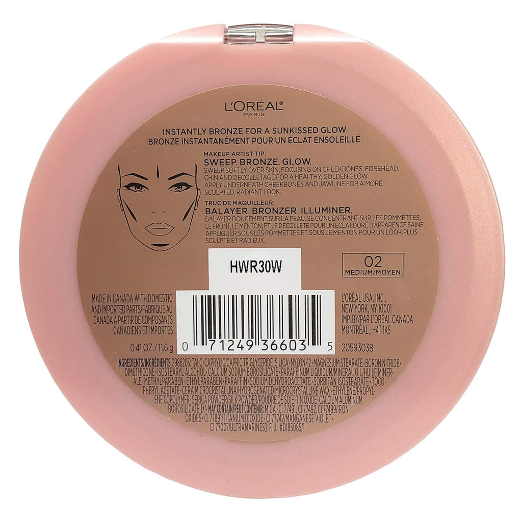 Medium & Light Bronzer, 0.41 Fluid Ounce Each M70907