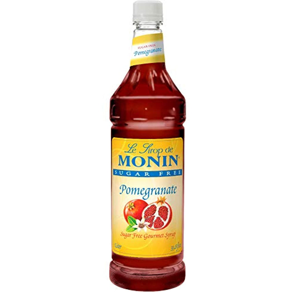 Monin Sugar Free Pomegranate Syrup, 33.8-Ounce Plastic Bottle B1483