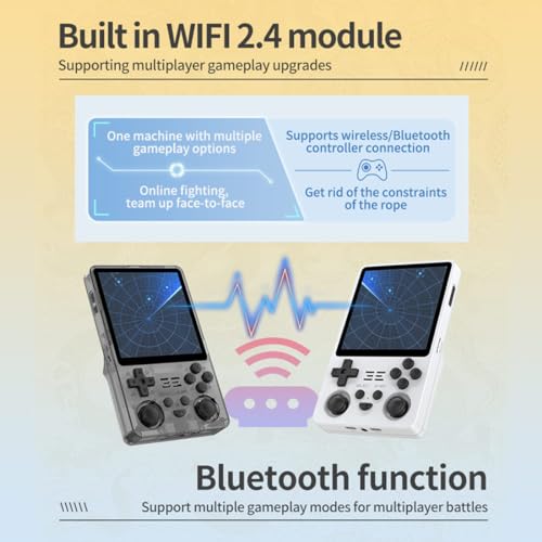 Transparent Black 4 Inch Handheld Retro Game Console X18293