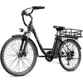 Electric City Cruiser Bicycle 26" 7-Speed Electric Bike with Removable Battery P696