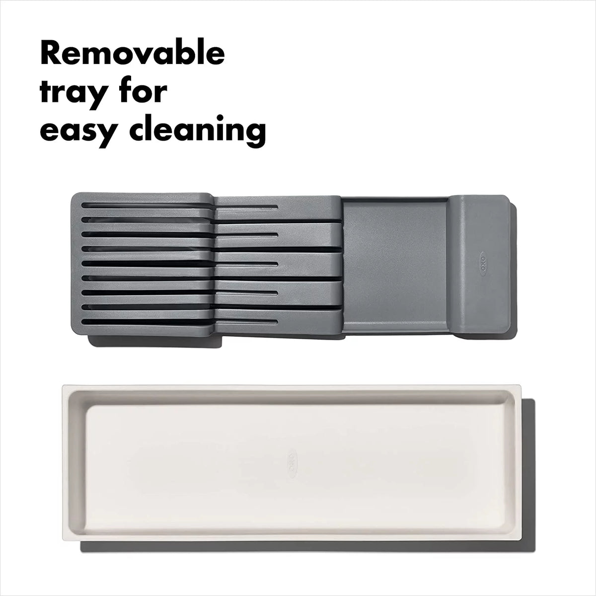 Compact Knife Drawer Organizer White L732471