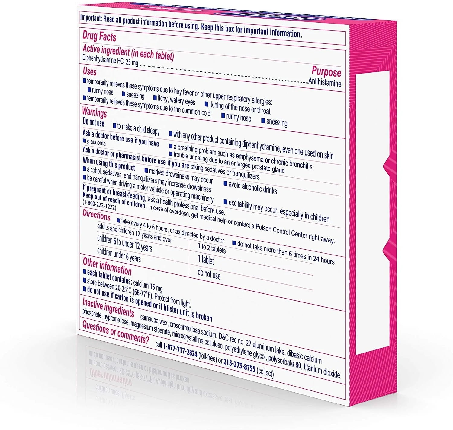 24 Ct Antihistamine Tablets L2250